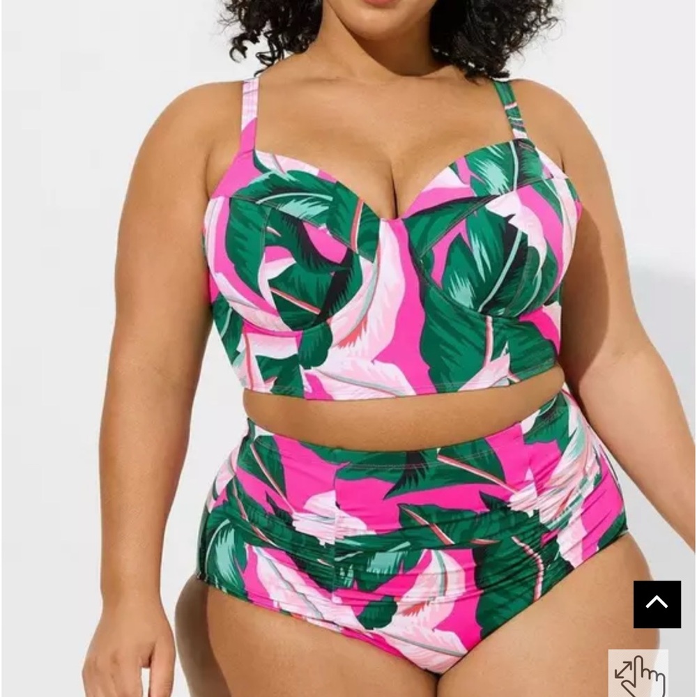 Torrid Pink and Green Bikini with Tropical Print
Looking For This Item